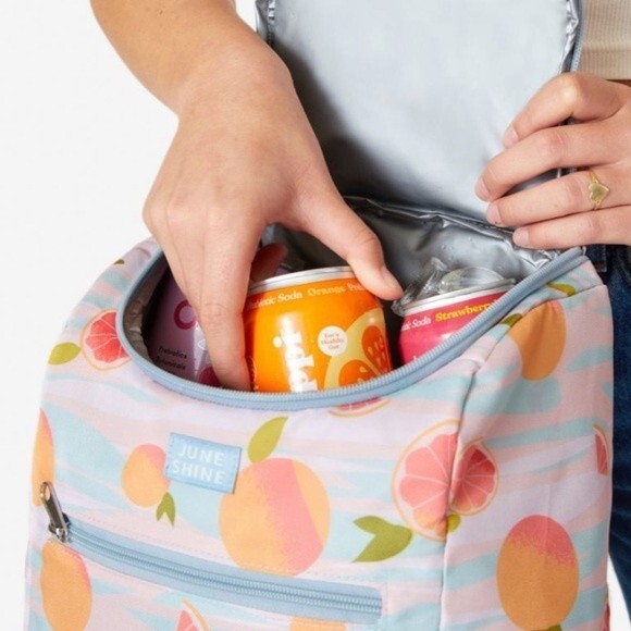 JuneShine Cooler Backpack - Summer Citrus - Picture 2 of 2